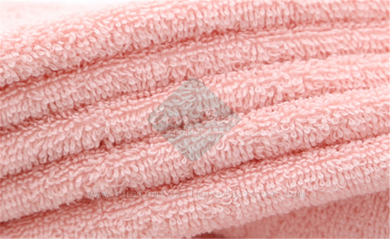 China Bulk Customized pink hand terry towels Supplier